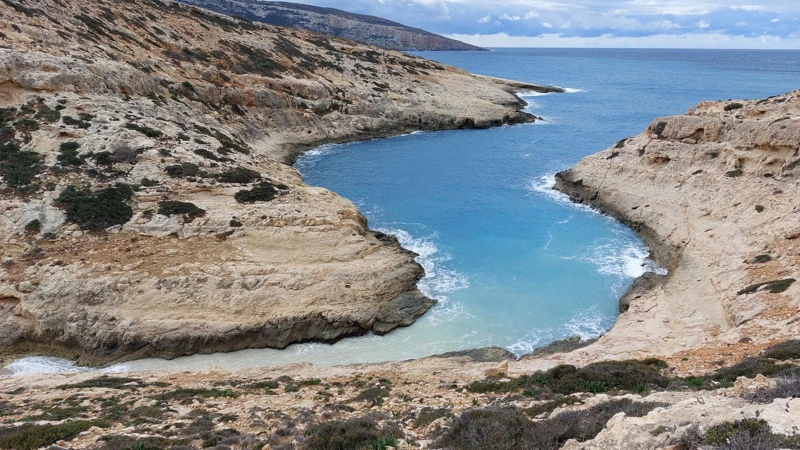 Hiking from Matala to Vathy Beach