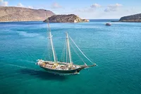 Sailing from Agios Nikolaos to Elounda!