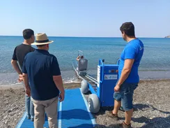 New Accessible Sea Access Ramp Now Operational at Tsoutsouros Beach