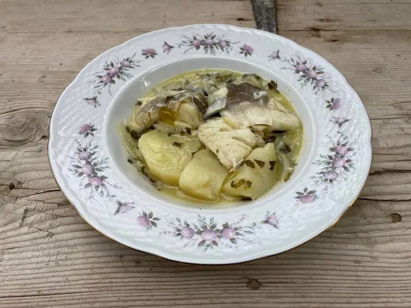 Salted Cod with Bitter Orange Sauce