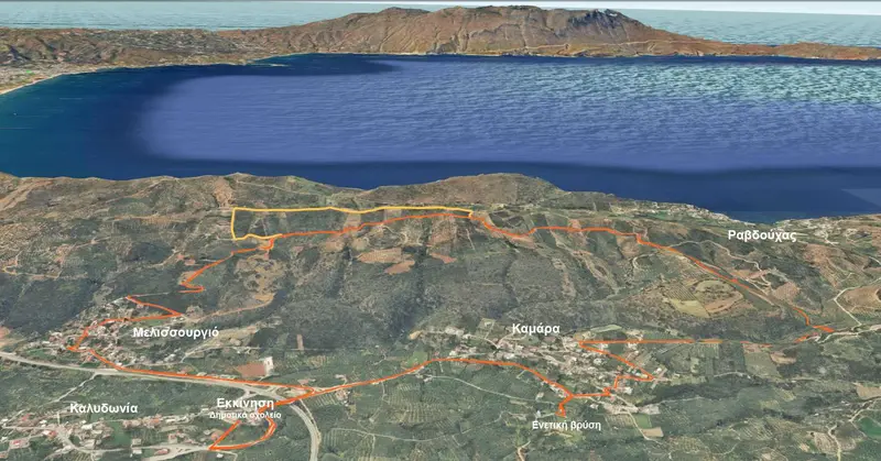 Hiking Routes Continue in Kalidonia, Kolymbari