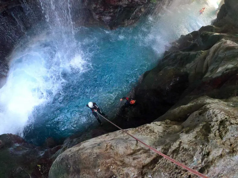 Escape in action: Water-based Descent into Kourtaliotiko Gorge