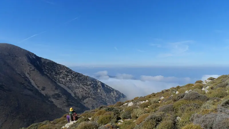 Crossing the Western Sitia Mountains