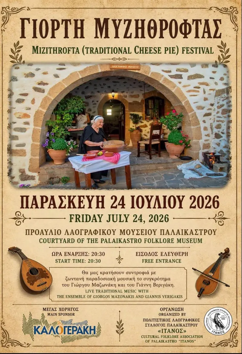 Myzithrofta Festival in Palaikastro