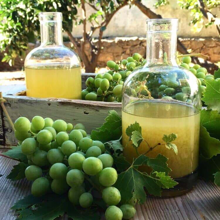 Okra and Unripe Grape