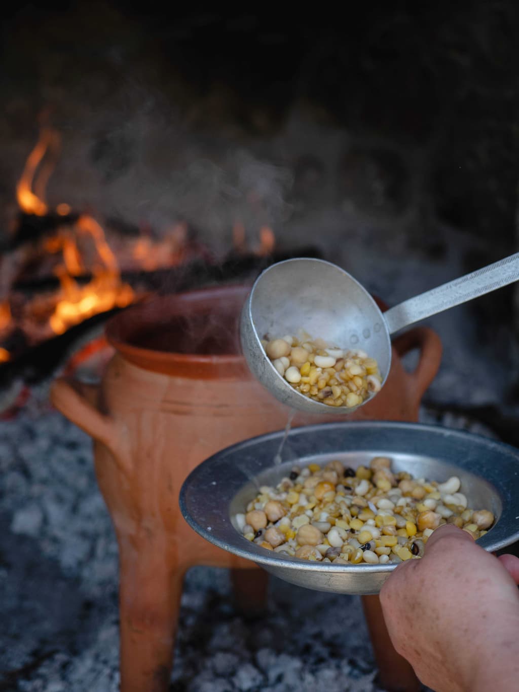 Cretan Ospriada or Palikaria (A Legume Dish)