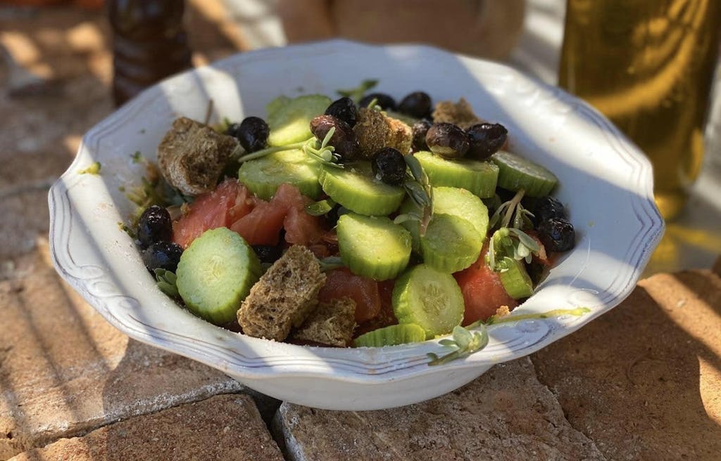Cretan Greek salad