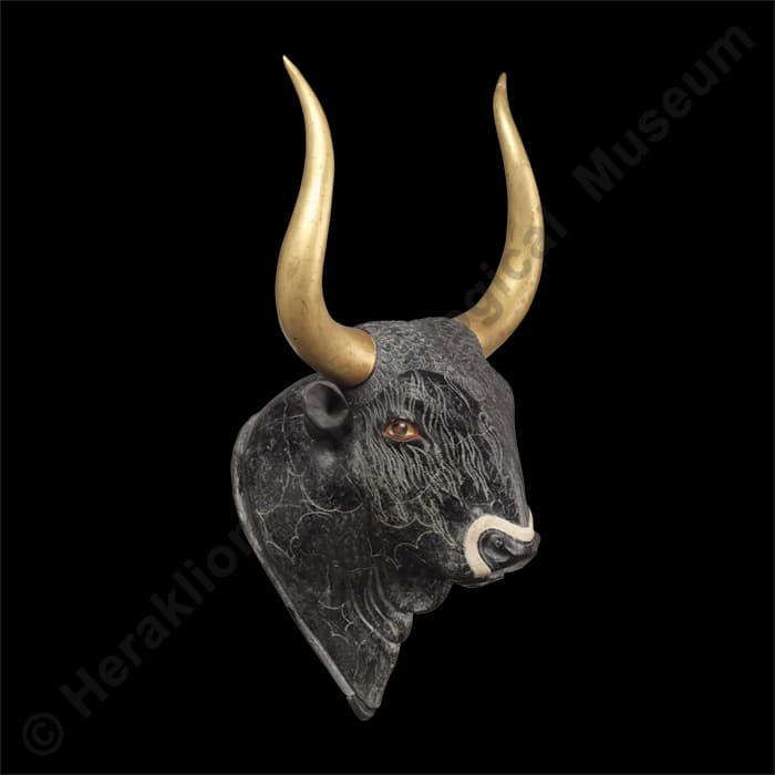Bull-Headed Rhyton: A unique exhibit at the Archaeological Museum of Heraklion!