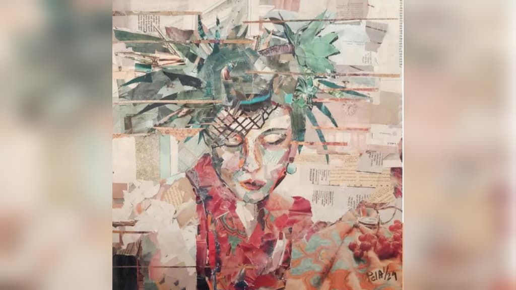 Collage Exhibition "Entirely Made of Paper"