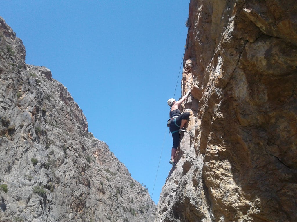Climbing in Agiofarago: A Thrilling Adventure with a Refreshing Reward