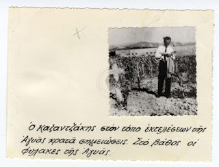 Photo Album: Nikos Kazantzakis in 1945 Crete