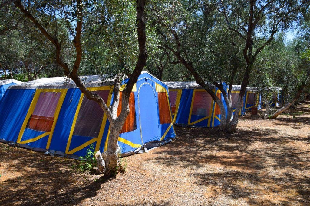 Family Camping Bliss near Chania: Serene Sandy Beaches and Olive Trees Await at Our Family Tents