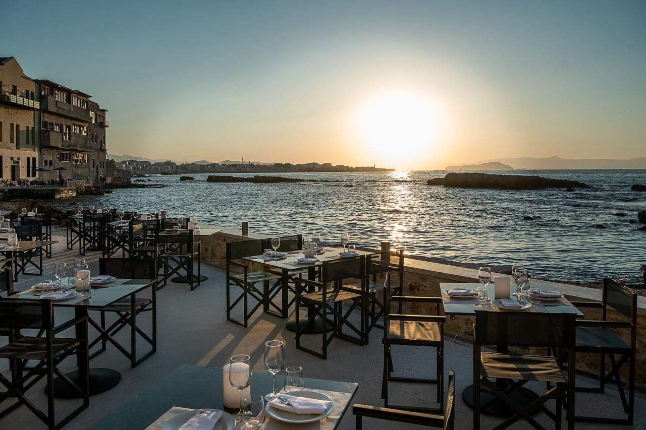 Periplous Restaurant: Seafood & wine with a view of Chania’s harbour