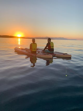 Sunset Stand-Up Paddleboarding in Chania