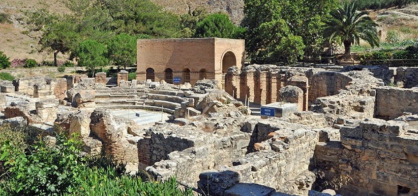 The archaeological site of Gortyna