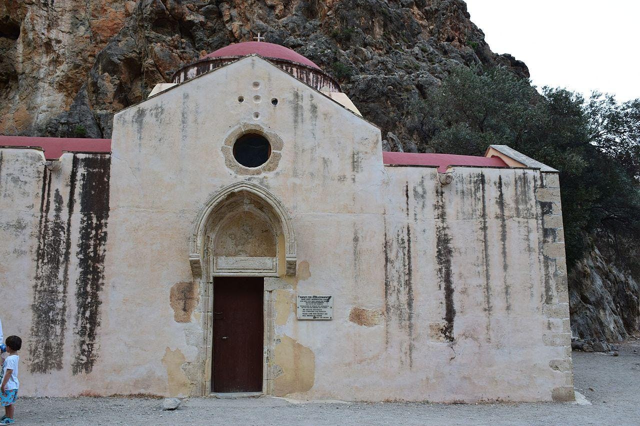 Agios Antonios Church in Agiofarago