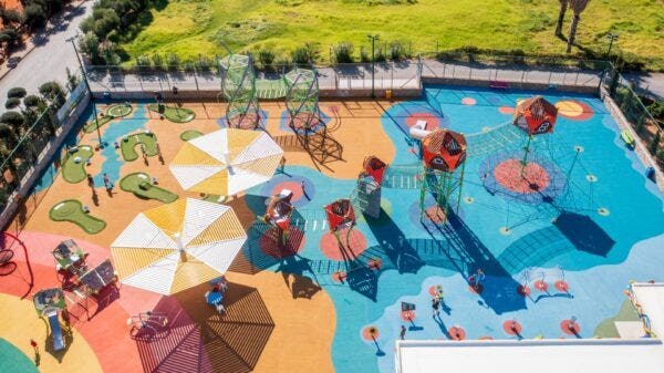 Activities for children, waterpark, and playground at Lyttos Mare