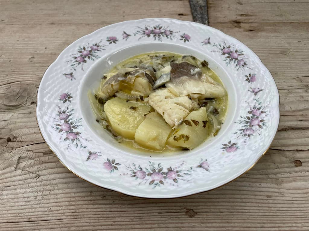 Salted Cod with Bitter Orange Sauce