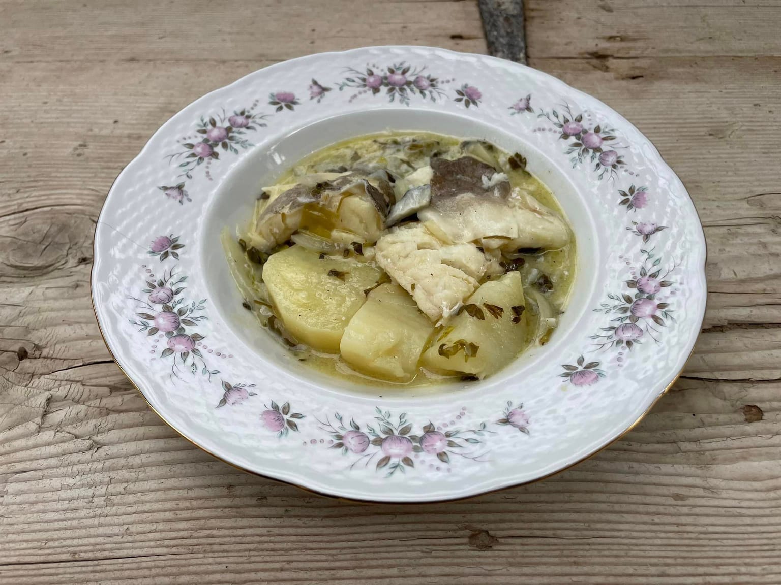 Salted Cod with Bitter Orange Sauce