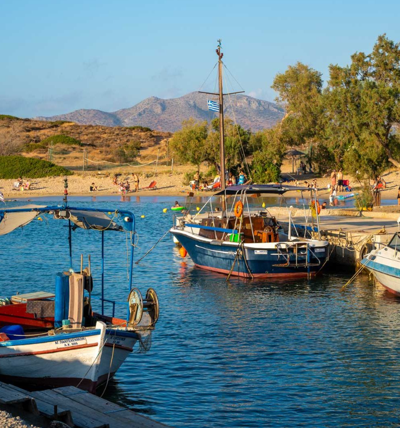 Agios Onoufrios Beach: Tranquil Haven Shielded from the Wind